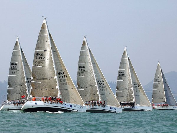 Pretty maids all in a row, Beneteau 40.7 OD class, China Cup International Regatta 2007